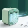 Fans 2022 New Mini USB Portable Air Cooler Fan Air Conditioner Light Desktop Air Cooling Fan Humidifier Purifier For Office Bedroom