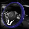 Steering Wheel Covers Car Rhinestones Cover With Crystal Diamond Sparkling Suv Protector Auto Accessoeies