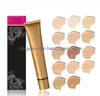 Concealer D Ol Foundation Make Up Er 14 Färger Primer Med Box Base Professionell ansiktssmink Konturpalett Dhs Ship