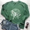 Women's Hoodies Aesthetic Crystal Butterfly Sweatshirt Celestial Women Long Sleeve Jumper Witch Magic Pullovers