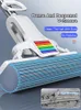 Mops Joybos Sponge Mop Household Strong Water Absorption Double-Folded Four-Sided Squeezing Water Increase Cotton Head Rainbow Mop 230512