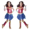 Dzieci Kostiumy Diluxe Dawn of Justice Wonder Woman Costume Costume Halloween 280H