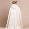 2019 Long Bridal Champagne Cloak Cloaked Satin Party Party Cape Cape Plus Size2993