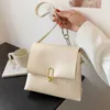 Abendtaschen Tasche Kette Schulter Kleine Frauen 2023 Sommer Reine Farbe Messenger Mode Koreanische Mädchen Textur Platz Bolsas Feminina