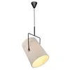 Hangende lampen LED -lamp Eenvoudig moderne creatieve slaapkamer woonkamer decoratie hangende roteerbaar jute emmer licht licht