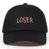 mężczyźni kobiety Loser haft tato hat bawełniany czapka baseballowa nieskonstruowana moda unisex tatę czapkę kapelusze kość garros215b