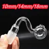 Narguilés en gros accessoires verre brûleur à mazout tuyaux 10mm 14mm 18mm mâle femelle joint barboteur fumer conduites d'eau tabac à la main fumer pipe Dhl gratuit