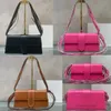 2023 LE Raphia bolsa de ombro Le Bambinos longo Ficiu moda Strand borla cinta flap saco designer bolsa de couro geninue