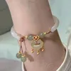 Bangle Chinese Style Safety Lock Bracelet Women Design Half Light Luxury High-grade Feeling Women's Gift