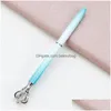 Gel Pens Creativity Crown Adornment Crystal Pen Gem Ballpoint Ring Office Metal Rings Roller Ball 8 Style Drop Delivery Scho Dhfwk
