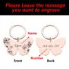 Customizable Dog Collar Tags Butterfly Pendant for Dogs Medal with Engraving Name Personalized Number Kitten Puppy Accessories L230620