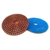 Polijstpads rijilei 7st/set 4inch diamantbetongpolering kuddar 100 mm harts golvslipverktyg våt poleringssten slipskivor lw01