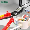 Tang LAOA 8 Inch VDE Needle Nose Pliers Multifunction High Voltage Resistance 1000V Insulated Wire Cutter Cable Cutting Strippers