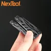 Tang NexTool-miniherramientas EDC insignia, alicates multiherramienta 10 en 1, cuchillo, tijeras, cortadores de alambre, destornillador, abridor de cuchillos plegable para acampar