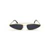 Trójkąt mody Komanki Sunglass Men Punk Punk Style Designer Gulasses Metal Frame Outdoor Uv400 Shades Wysoka jakość dla unisex