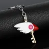 Chains Anime Card Captor Sakura Woman Necklace Magic Wand Women Necklaces Pendant Fashion Elegant Cosplay Jewelry Zinc Alloy Llaveros