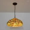 Lampy wiszące 40 cm American Creative Dragonfly Art Bar lamp