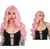 The latest wig for women light golden big wave long curly hair wave many styles to choose from support customization