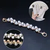 Cadeias Universal Pearl Phone Charm Strap Mobile Chain Multi Color for Girls Cara de Cara de Cara Chaves do cordão