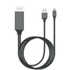 USB 3.1 Typ C till HD 2M -kabeladapterkonverterare Ultra 1080p 4K med laddning av HDTV -videokablar för Samsung S10 S20 Huawei -telefoner