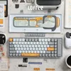 Accessoires YouPin Lofree Wanderfree Bluetooth Wireless Mechanical Keyboard Office Home DualMode multiple Systems Axe de thé 84 touches
