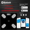 Banyo Ölçeği Bluetooth Zemin Vücut Ölçeği BMI Yağ Ölçeği LED Dijital Akıllı Ağırlık Ölçeği Dengesi Vücut Analizörü Fitness Evi Kişisel Bakımı