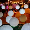 Décorations de noël HAOCHU 5 pcs/lot 16 ''(40 cm) lanterne blanche papier chinois lampe ronde pour mariage décoration de fête