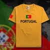 Camisetas de hombre Portugal camisa de hombre moda 2023 Jersey equipo de la nación portuguesa camiseta de algodón reunión Fitness ropa camisetas país bandera PT