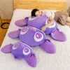 Atacado Lilo Stitch Purple Plush Plush Toy Sofá Pillow Pillow Sleeping Companion Holiday Gift