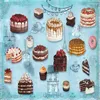 Papéis de parede Papéis de parede de bolo personalizados Sobremesa de sobremesa Decoração industrial papel de parede MURAL 3D Home Faça Cupcake West Point House Papel de parede de fundo