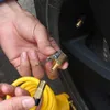 New Car Brass Auto Brass de 8 mm de pneu a ar atirado de tampa da bomba infladora Adaptador de clipe de clipe de clipes acessórios de carro para compressor