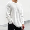 Men's Sweaters 2023 Spring Men Casual Solid Color Sweater Mens Fashion Slim Long Sleeve Crew Neck Jumper Tops Men's Clohes