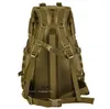 Backpack Men Men de grande capacidade 60L Saco de montanhismo ao ar livre Fãs do Exército do Exército à prova d'água Viagem de acampamento