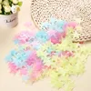 500sets 100 stcs/set 3 cm sterrenwandstickers 3D plastic fluorescent paster gloeiend in het donker voor babykamer mode