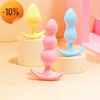 Massage 3pc/Set Soft Silicone Anal Plugs Beginner Anal Stimulator Trainer Sex Play Toy for Women Couples G-spot Massage Sex Product