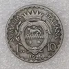 Somalia Italiana 1925 10 Lire Monete Placcate Argento Copia