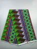 Stof Klassieke Echte Wax Gegarandeerd Echte waxprint stof Nederlands Hollandais Pagne Afrika Jurk 100% katoen 6 yards n808