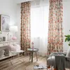 Curtain European-style Modern Curtains For Living Dining Room Bedroom Polyester-cotton Fabric Printed Finished Customization