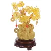Dekoracyjne kwiaty jadalnia dekoracje stół puszki chip Stone Tree Money Bonsai Crystal Chinese Fortune