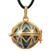 Подвесные ожерелья eudora круглый гармония Бола с восковой клеткой ожерелье с восковой клеткой для беременных подарков на день рождения.