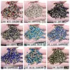 Nail Art Decorations Mini Glass Pointback Rhinestones Many Colors Ss4 1.5mm 1440pcs Shiny Stones Loose Strass Bead DIY Nails Phone SuppliesN