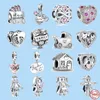 925 Sterling Silber Charms für Pandora -Schmuckperlen DIY Anhänger Frauen Armbänder Perlen Diy Boy Girl Anhänger