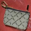 キーポーチポーチダミエレザーは、高品質の有名なクラシックデザイナー女性キーホルダーコイン財布小さなPU革製品バッグ2687を保持しています