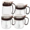 Storage Bottles 1 Set Of Seasoning Jar Clear Containers Spice Bottle Container Glass Oil Can