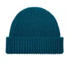 DIY Solide Beanie Winter Hüte Für Frauen Männer Herbst Docker Brimless Cap Designer Bonnets Ganze Damen Zubehör Schwarz Skullcap328N