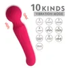 Door Dildo Vibrator voor de harde lichaam clitoris speelgoedstimulator van vrouwen voor volwassenen