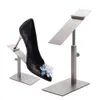 Metaal Gepolijst Goud Schoen Display Stand Riser schoen Beugel Metalen Schoen Houder rek