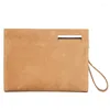 Luufan Kleine Herren-Handtasche aus echtem Leder, Clutch-Tasche, 7,9 Zoll, für iPad