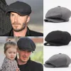 Casquette octogonale en laine gavroche béret chapeau pour homme papa Ivy casquettes golf conduite plat chauffeur plat chapeaux automne hiver Peaky Blind286c