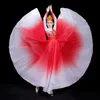 Klasik dans performansı kıyafetleri, kadınların zarif Çin tarzı dans kıyafetleri, büyük koro kırmızı şarkı yarışması, uzun etek, yeni etnik tarz